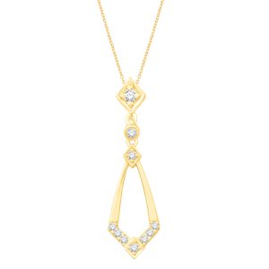 Yellow Gold Diamond Pendant