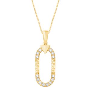 Yellow Gold Diamond Pendant