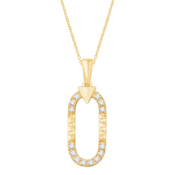 Yellow Gold Diamond Pendant