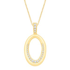 Yellow Gold Diamond Pendant