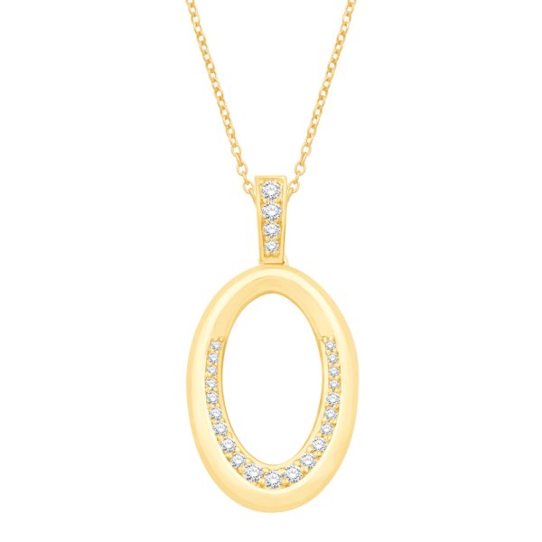 Yellow Gold Diamond Pendant