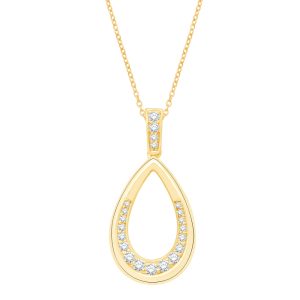 Yellow Gold Diamond Pendant