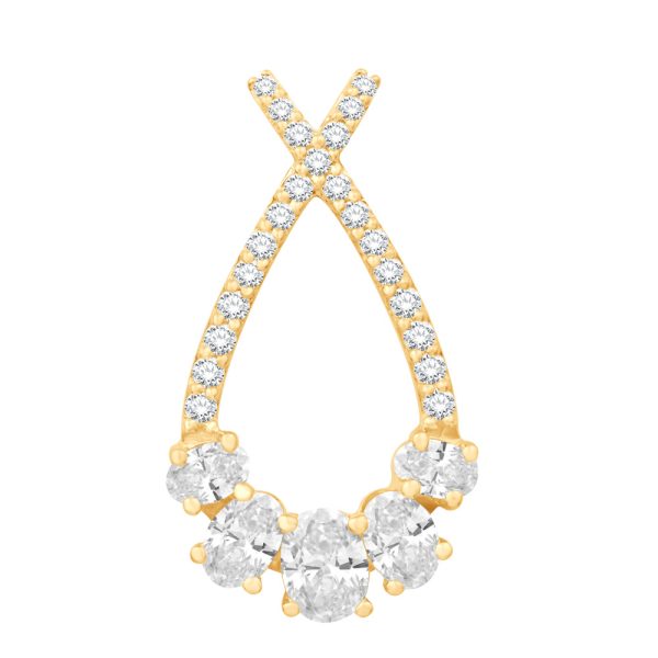 Yellow Gold Diamond Pendant