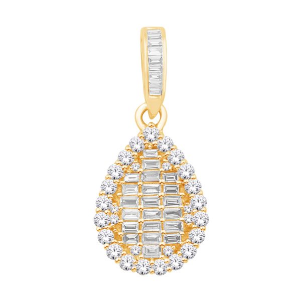 Yellow Gold Diamond Pendant