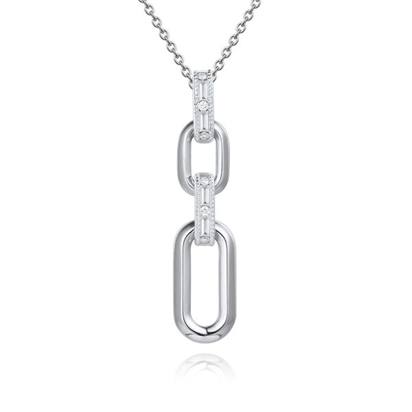 White Gold Diamond Pendant