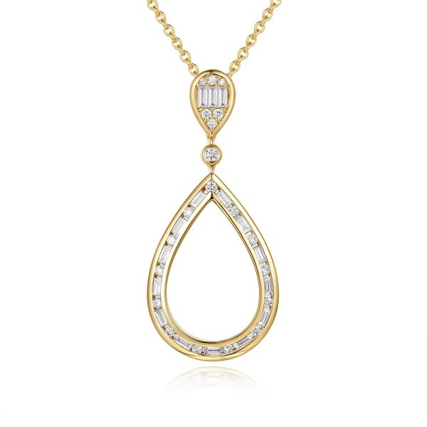 Yellow Gold Diamond Pendant